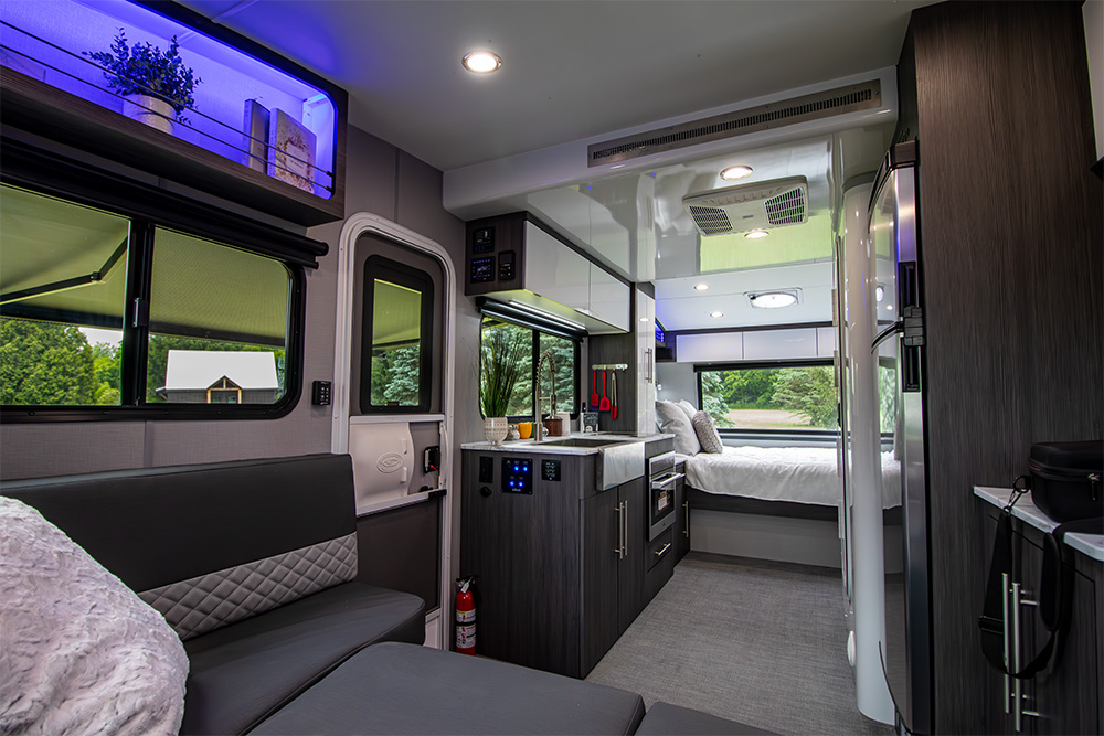 inTech RV kitchen interior