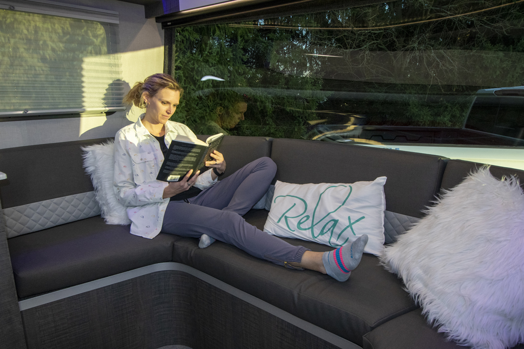Eclipse dinette bed interior