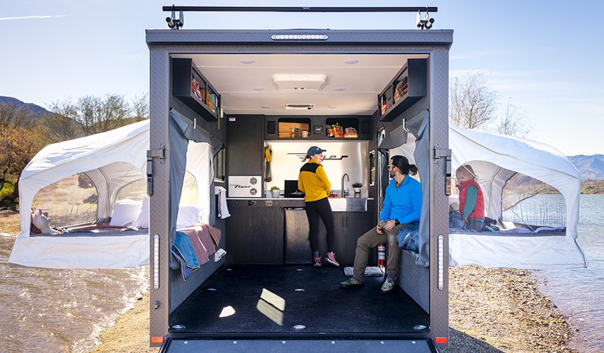 additional sleeping space lightweight camper