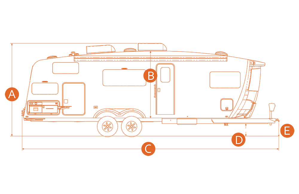 Aucta Sycamore curbside dimensions diagram