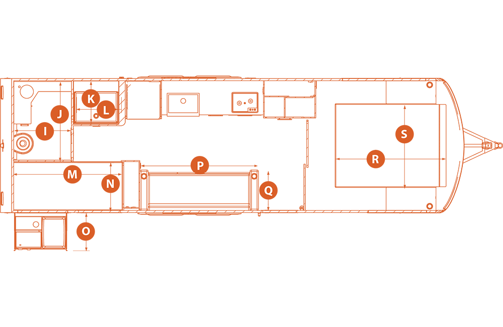 Aucta Sycamore interior dimensions diagram