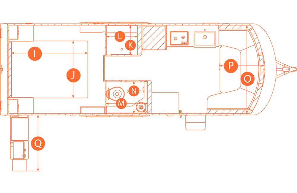 Aucta Willow interior dimensions diagram