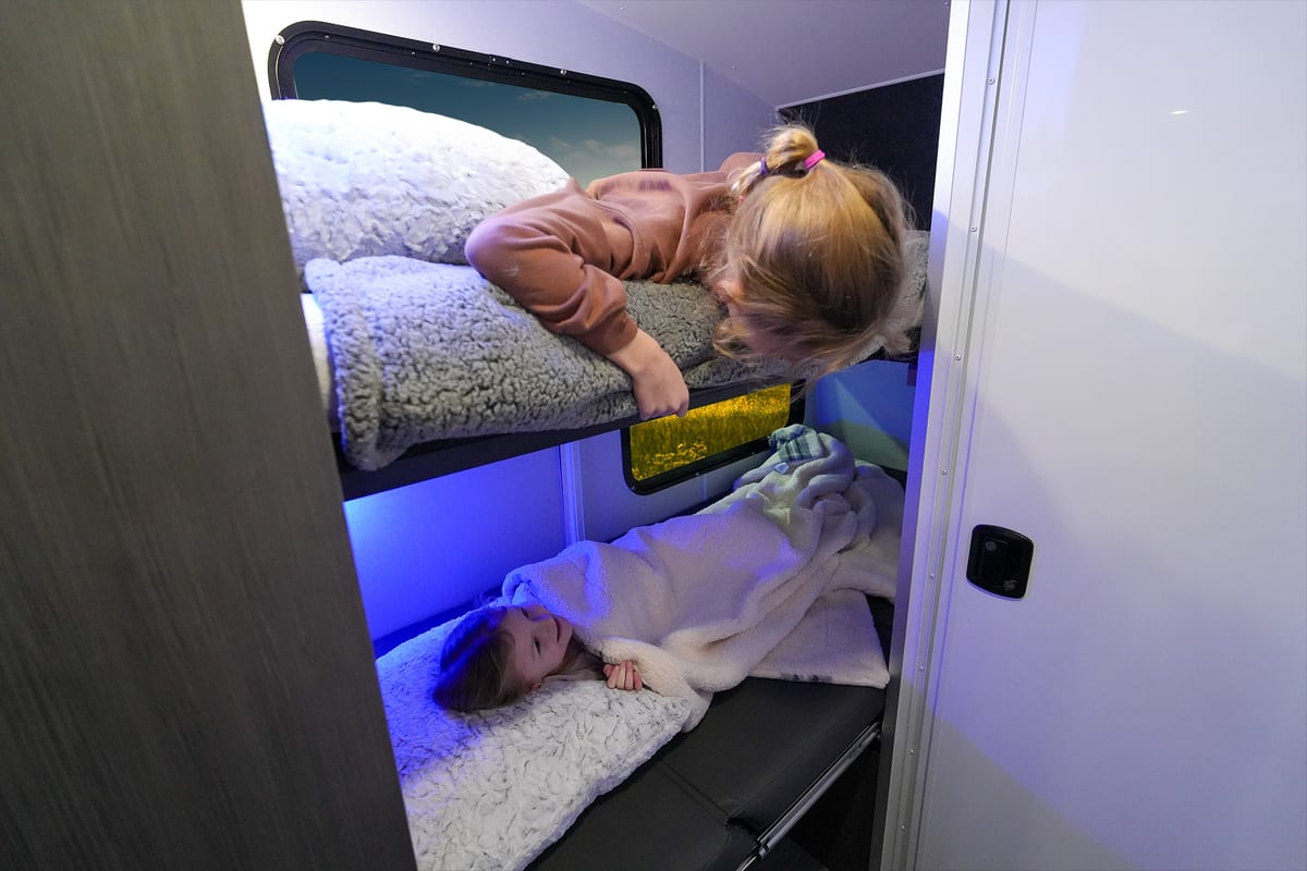Aucta Sycamore rear bunks interior