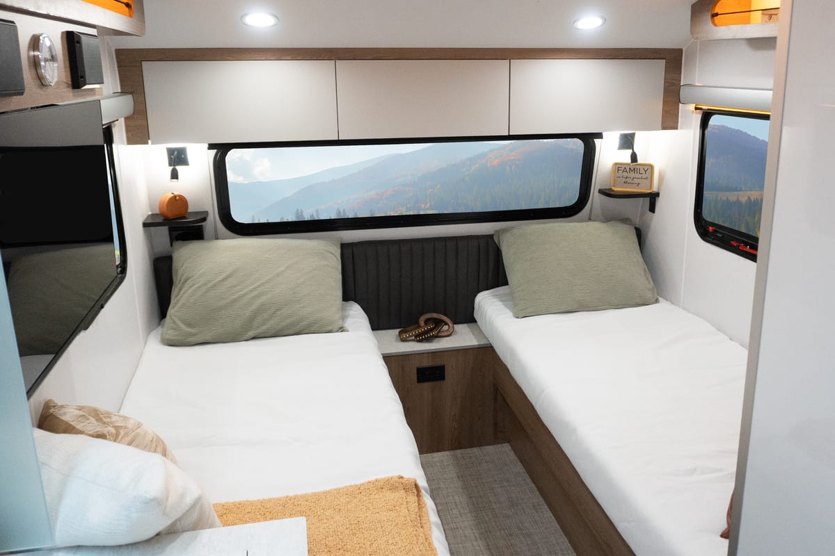 panoramic dinette RV interior