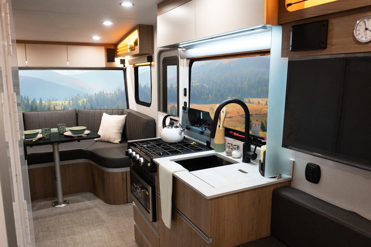 inTech RV kitchen interior