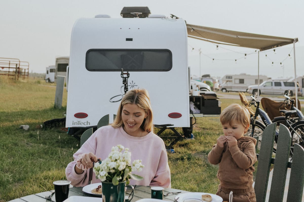 panoramic dinette RV interior