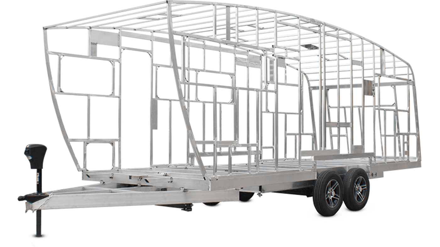 inTech fully welded aluminum cage and frame construction