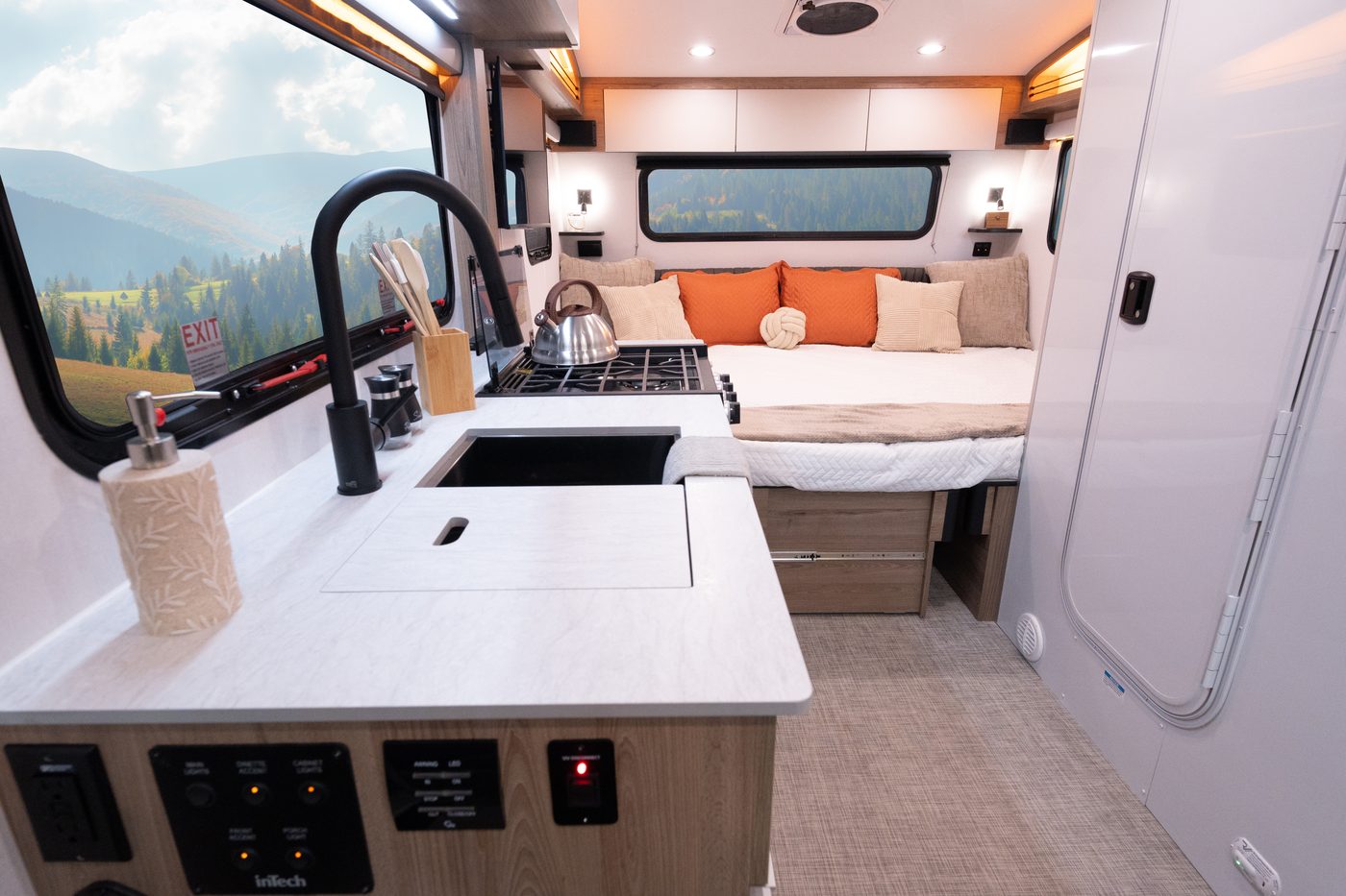 amenities galore, home conveniences camping