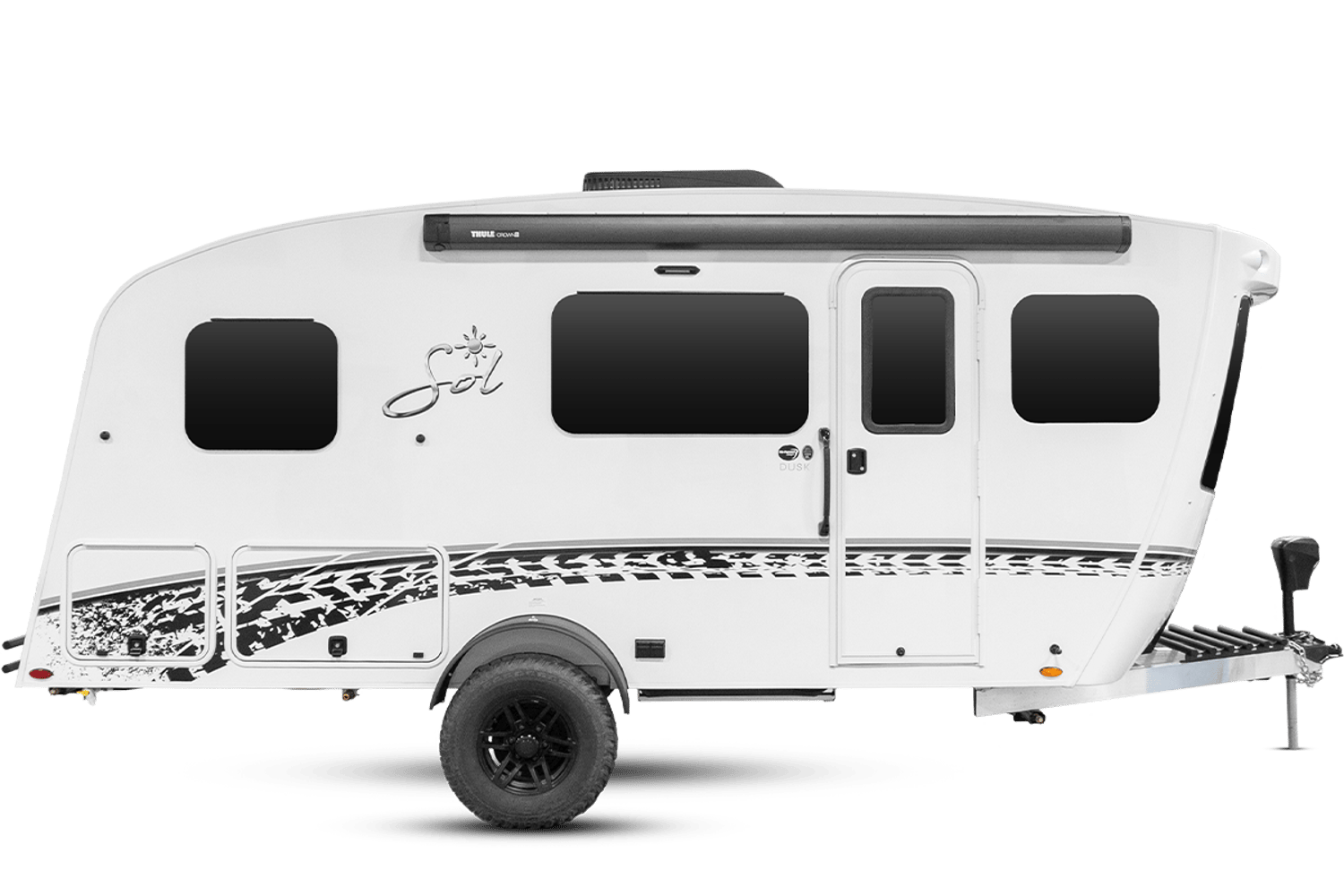 Dusk travel trailer exterior