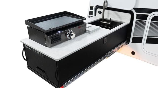 Slide-out Rear Kitchen