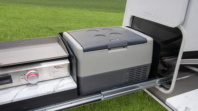 Rear Kitchen Refrigerator