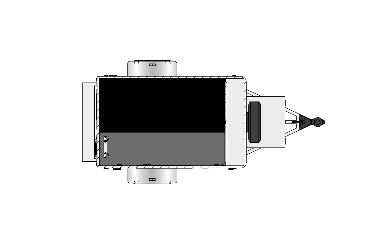 inTech Fiber Splicing 5' x 8' Trailer Floorplan