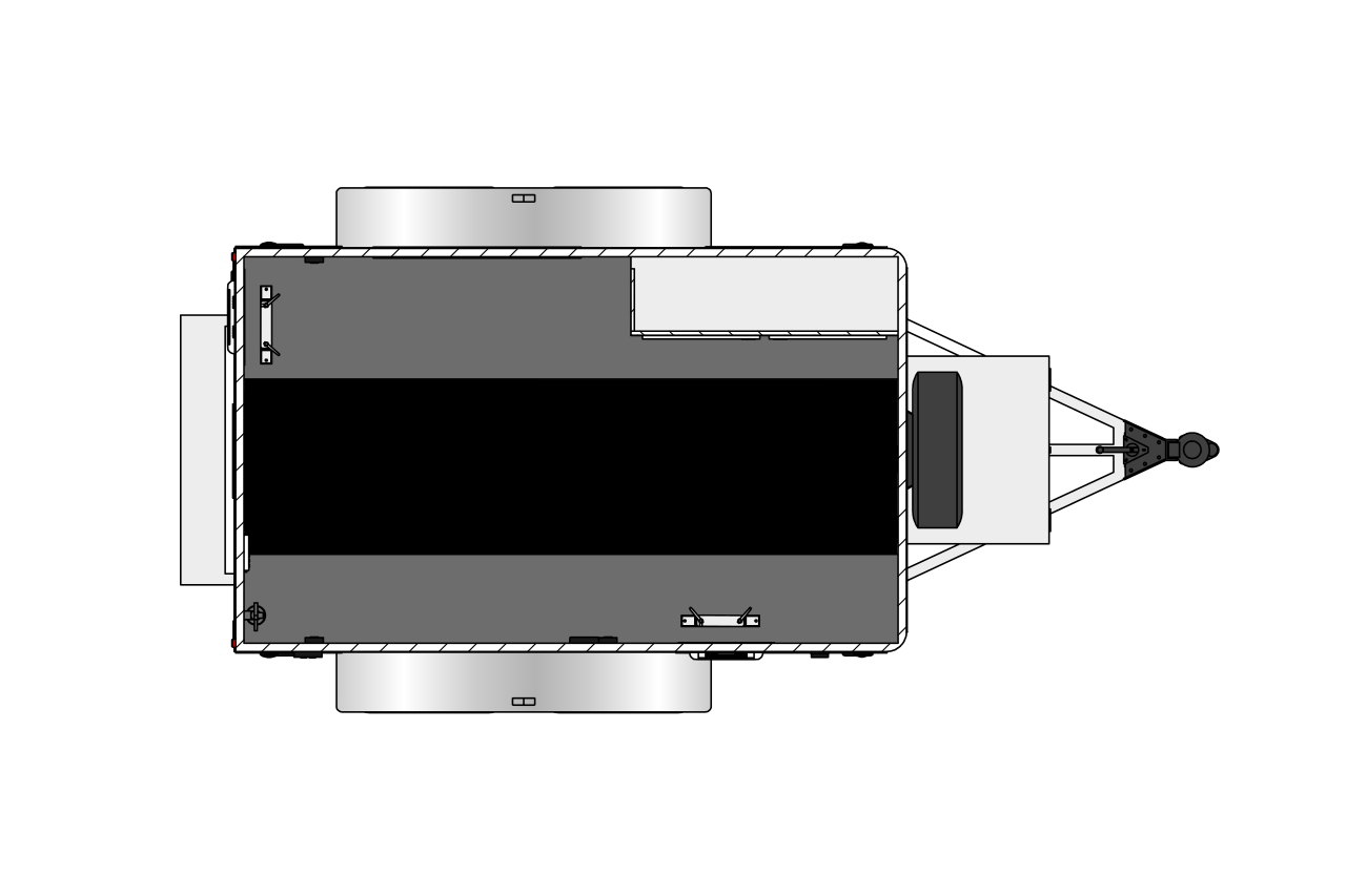 inTech Fiber Splicing 6' x 10' Trailer Floorplan