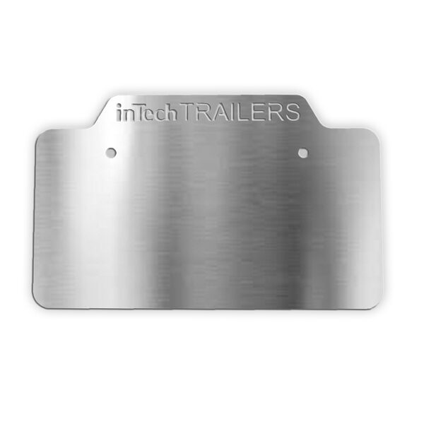 License Plate Bracket 304 Polished 22g #8