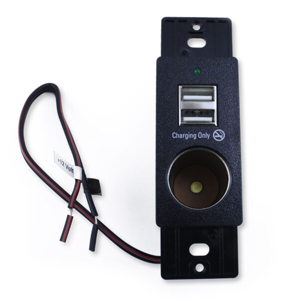 Recept USB Charging Port - Black