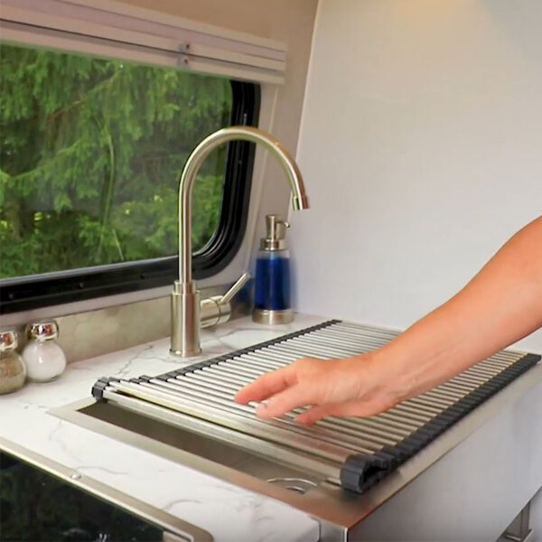Roll Up Sink Cover