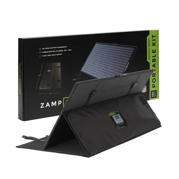 100Watt Regulated Zamp Solar - Obsidian
