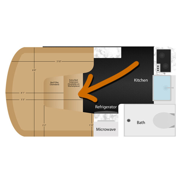 Dinette Filler Cushion