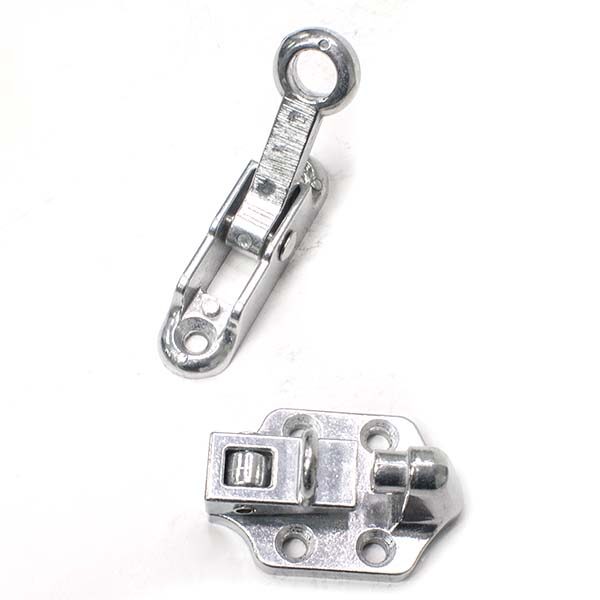 Exterior Door Holdback With Strike