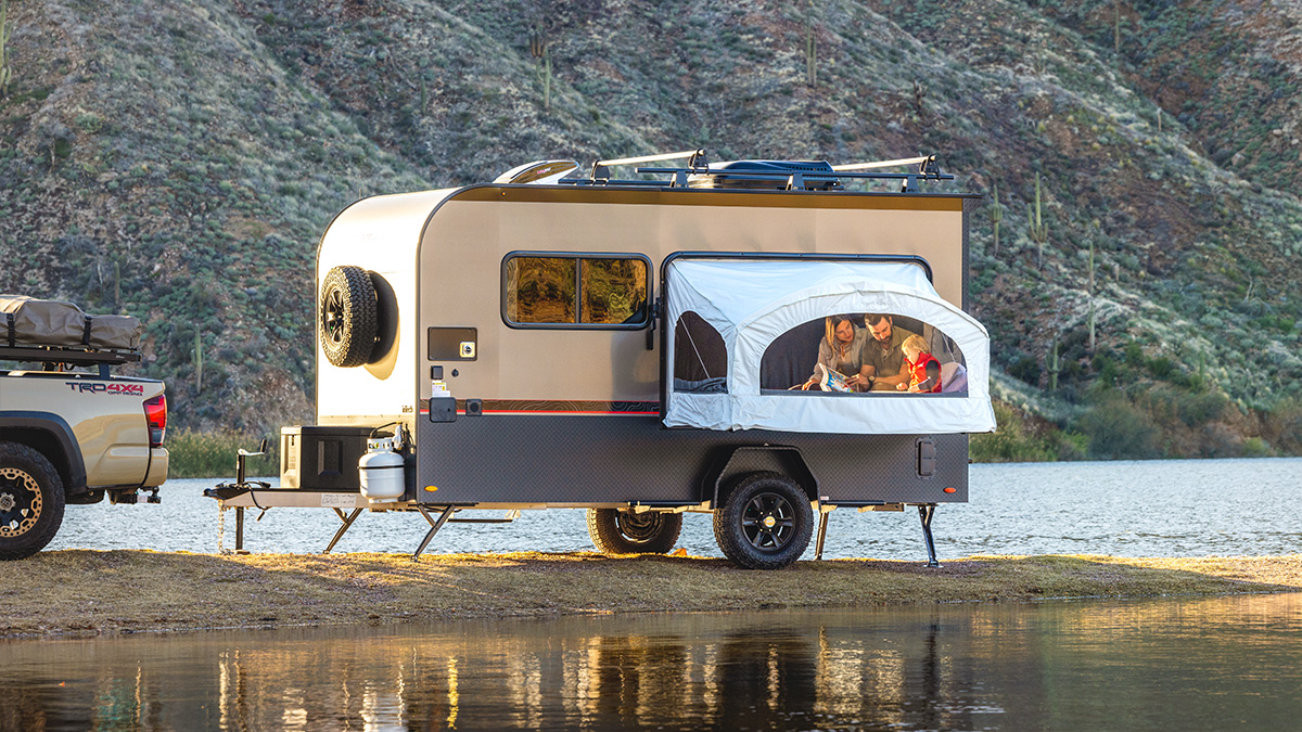 offroad, rugged camping adventure