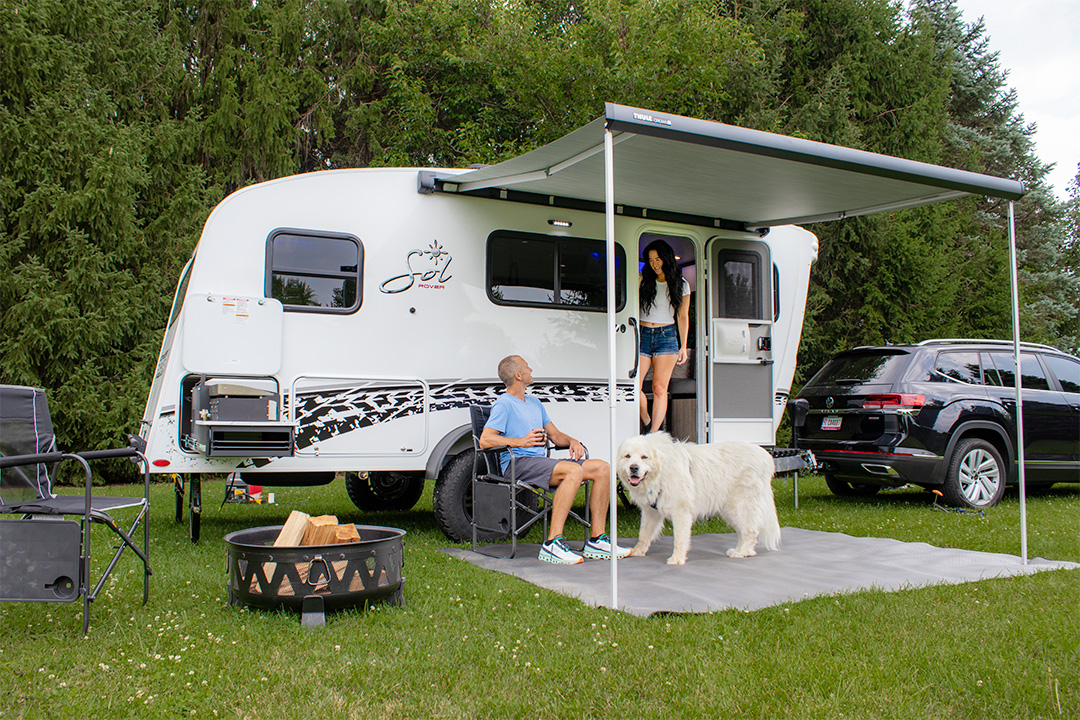 amenities galore, home conveniences camping